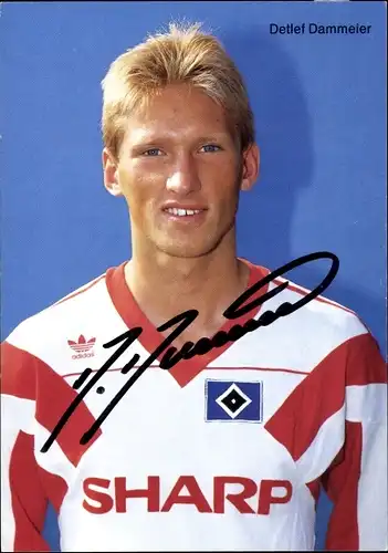 Ak Fußballspieler Detlef Dammeier, Autogramm, Hamburger SV