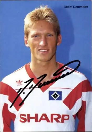 Ak Fußballspieler Detlef Dammeier, Autogramm, Hamburger SV