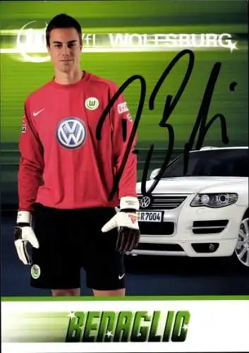 Ak Fußballspieler Diego Benaglio, Autogramm, VfL Wolfsburg