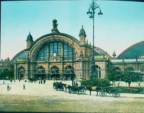 Chromo Foto Frankfurt am Main, Hauptbahnhof, Portal zur Straße