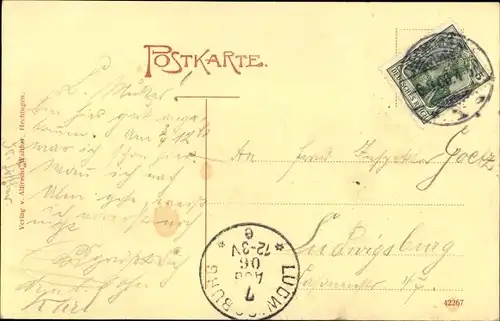 Ak Hechingen in Baden Württemberg, Partie am Obertor