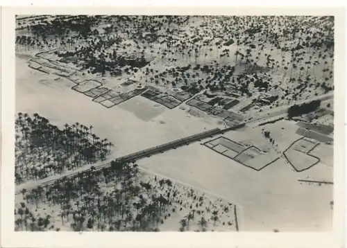 Sammelbild Zeppelin Weltfahrten Nr. 230 Ägypten-Fahrt 1931, Bahnbrücke bei El Arisch