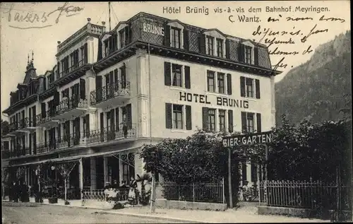 Ak Meyringen Meiringen Kanton Bern, Hotel Brünig