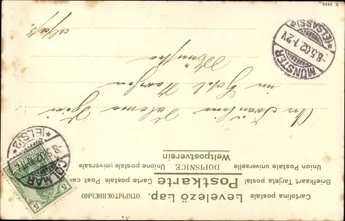 Litho Katze mit Halsschleife