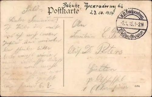 Ak Damendorf Schleswig Holstein, Ortspartie