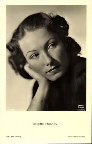 Ak Schauspielerin Brigitte Horney, Portrait, Bavaria Filmkunst