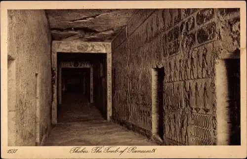 Ak Theben Ägypten, The Tomb of Ramses IX