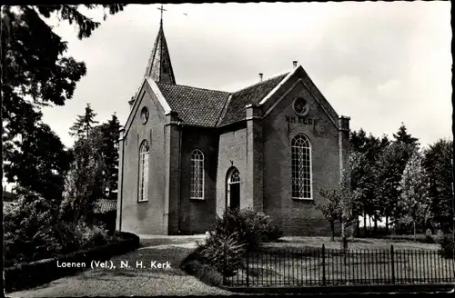 Ak Loenen Veluwe Gelderland Niederlande, N.H. Kerk