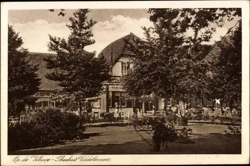 Ak Veluwe Gelderland Niederlande, Theehuis Uddelermeer