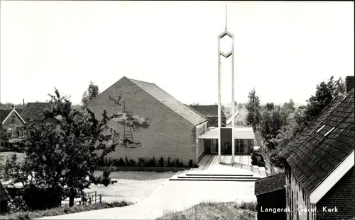 Ak Langerak Südholland, Geref. Kerk