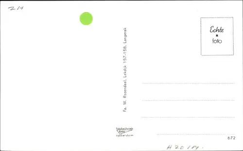 Ak Langerak Südholland, Geref. Kerk