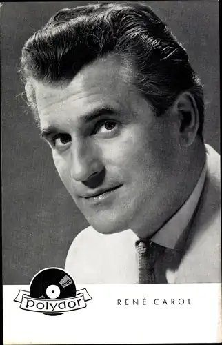 Ak Sänger Rene Carol, Portrait