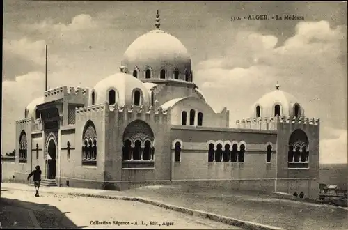 Ak Algier Alger Algerien, La Médersa