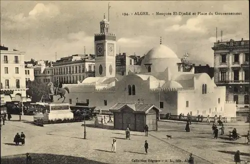 Ak Algier Alger Algerien, Mosquée El Djedid et Place du Gouvernement