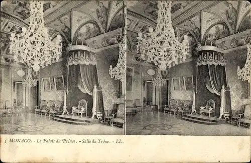 Stereo Ak Monaco, Le Palais du Prince, Salle du Trone