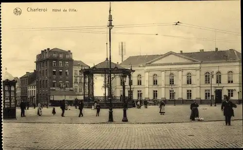 Ak Charleroi Wallonien Hennegau, Hotel de Ville