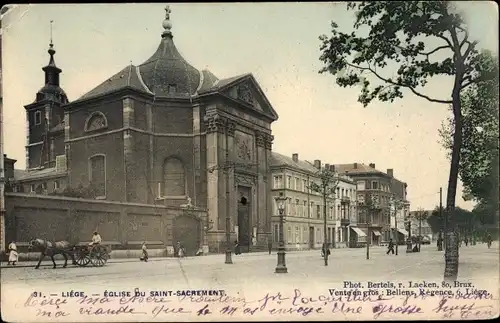 Ak Liège Lüttich Wallonien, Eglise du Saint-Sacrement