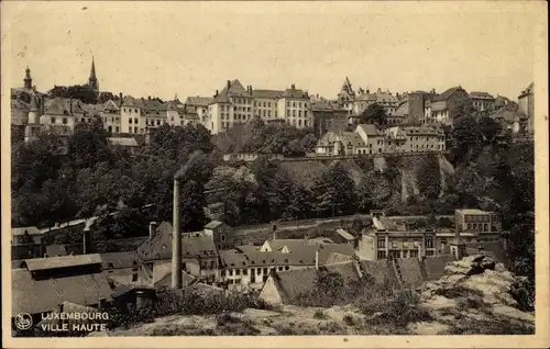 Ak Luxemburg Luxembourg, Ville Haute