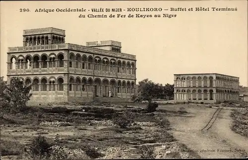 Ak Koulikoro Mali, Buffet et Hotel Terminus du Chemin de Fer de Kayes au Niger