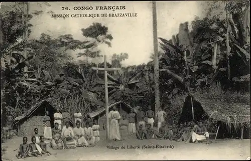 Ak Sainte Élisabeth Franz. Kongo, Mission Catholique de Brazzaville, Village de Liberté