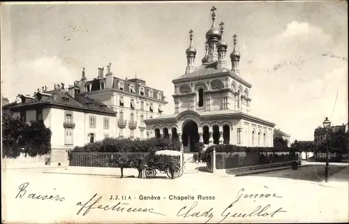 Ak Genève Genf Schweiz, Chapelle russe