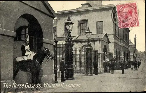 Ak City of Westminster London England, Whitehall, The Horse Guards