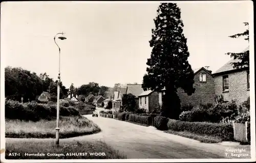 Ak Ashurst Wood West Sussex England, Homedale Cottages