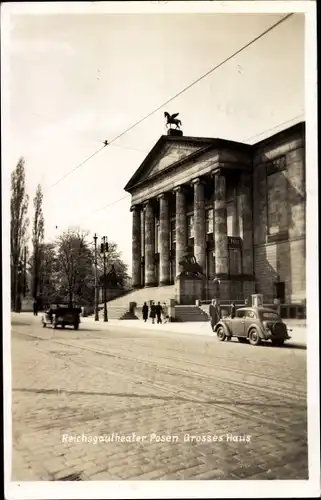 Ak Poznań Posen, Reichsgautheater, Großes Haus
