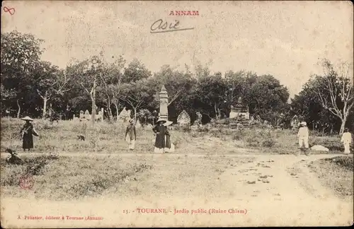 Ak Da Nang Tourane Vietnam, Jardin public