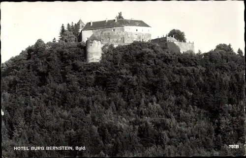 Ak Burgenland, Hotel Burg Bernstein