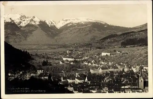 Ak Feldkirch Vorarlberg, Gesamtansicht