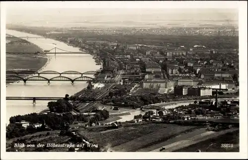 Ak Wien 1 Innere Stadt, Stadt von der Höhenstraße aus gesehen