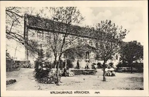Ak Hänichen Bannewitz Sachsen, Waldkurhaus, Idyll