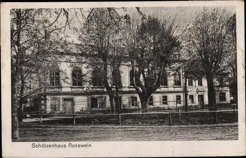 Ak Roßwein in Sachsen, Schützenhaus