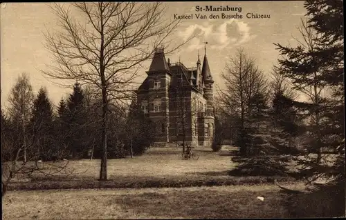 Ak Sint Mariaburg Brasschaat Flandern Antwerpen, Kasteel Van den Bussche Château