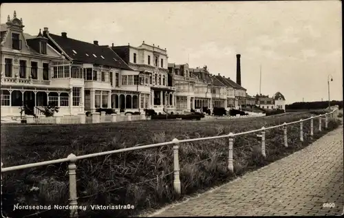 Ak Nordseebad Norderney Ostfriesland, Viktoriastraße