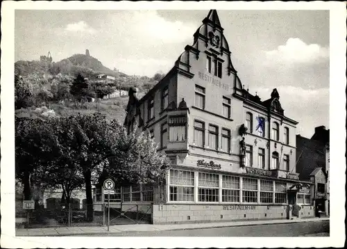 Ak Königswinter am Rhein, Hotel Westfalenhof