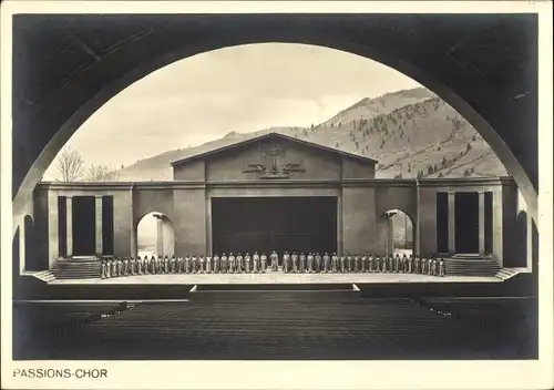 Ak Oberammergau in Oberbayern, Jubiläums-Passionsspiele 1934, Passions-Chor