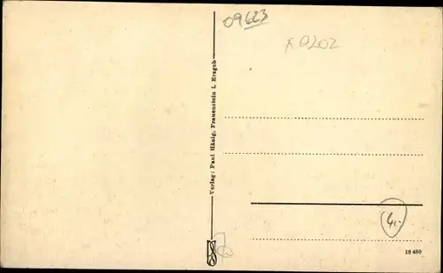 Ak Frauenstein im Erzgebirge, Panorama vom Ort, Jahr 1837