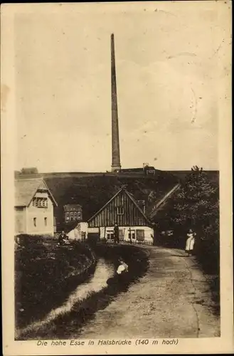 Ak Halsbrücke in Sachsen, Hohe Esse, Turm