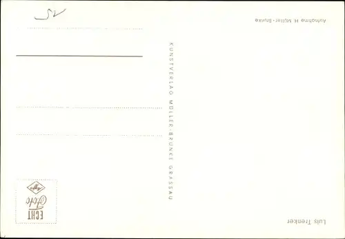 Ak Schauspieler Luis Trenker, Bergsteiger, Portrait, Autogramm