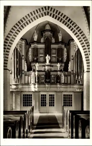 Ak Burg Insel Fehmarn, St. Nikolai Kirche, Orgel