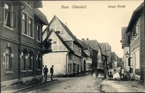 Ak Hessisch Oldendorf an der Weser, Langestraße