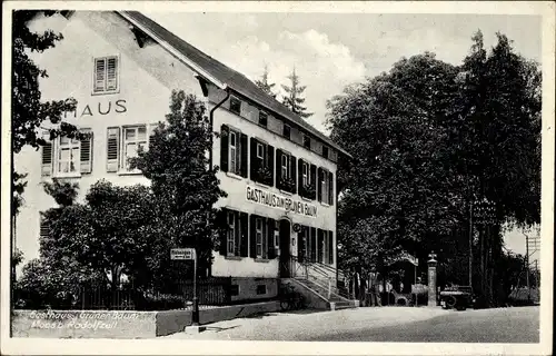 Ak Konstanz am Bodensee, Gasthof zum grünen Baum