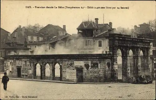Ak Dax Landes, Fontaine chaude La Nèhe