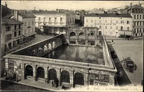 Ak Dax Landes, La Fontaine Chaude