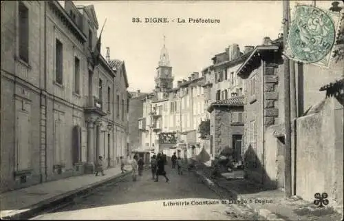 Ak Digne les Bains Alpes de Haute Provence, La Préfecture