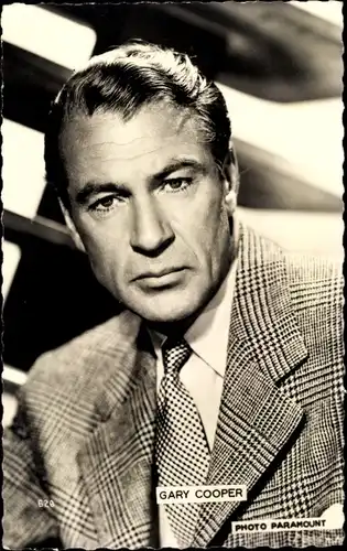 Ak Schauspieler Gary Cooper, Portrait