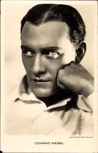 Ak Schauspieler Conrad Nagel, Portrait