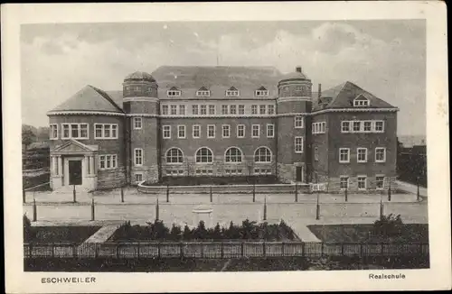Ak Eschweiler Nordrhein Westfalen, Realschule